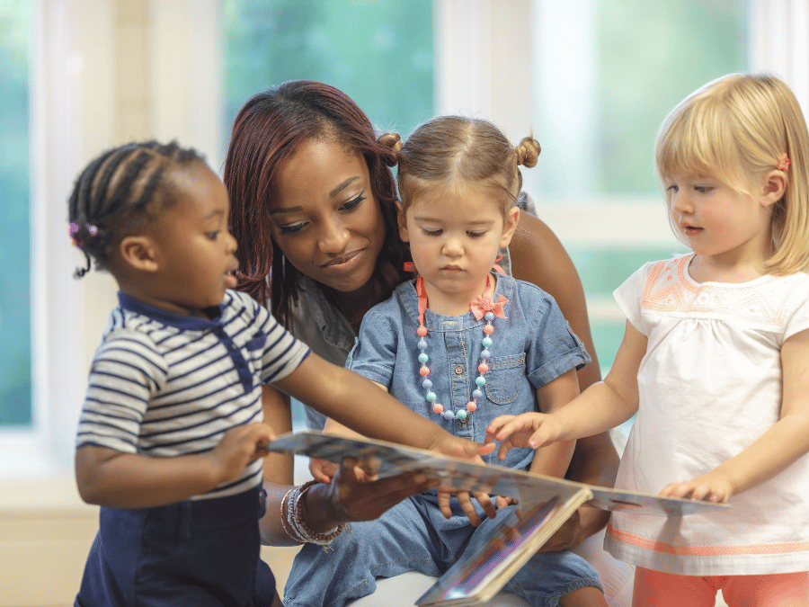 Young children learning through play at Kovenant Kids preschool